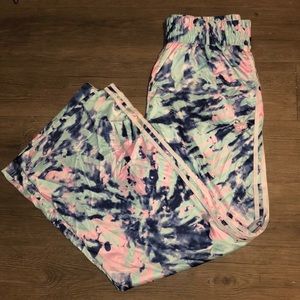 Adidas 2020 satin tye dye track pant